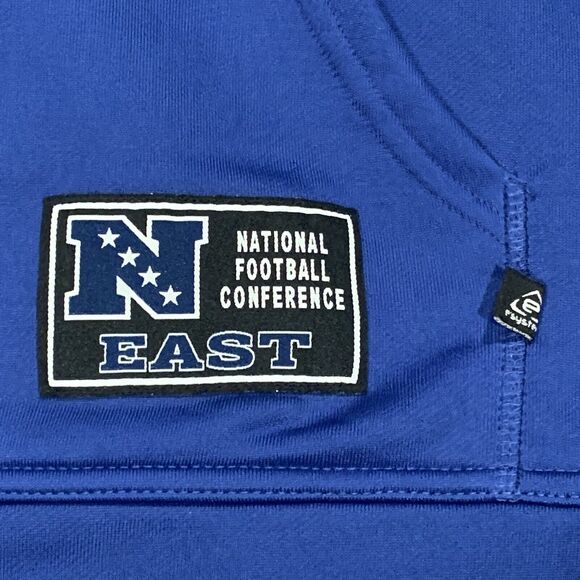 New York Giants‎ NFL NFC Football East Blue Full Zip Track Jacket Pockets Large - Picture 4 of 7